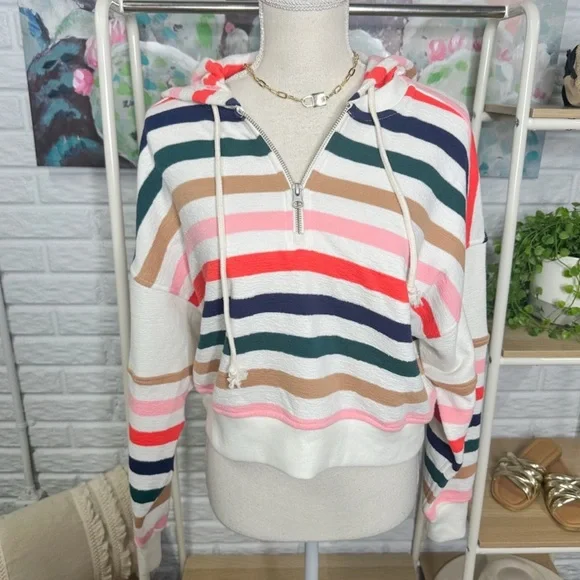 Aerie Restart Quarter Zip Hoodie (XS) - Picture 2 of 2